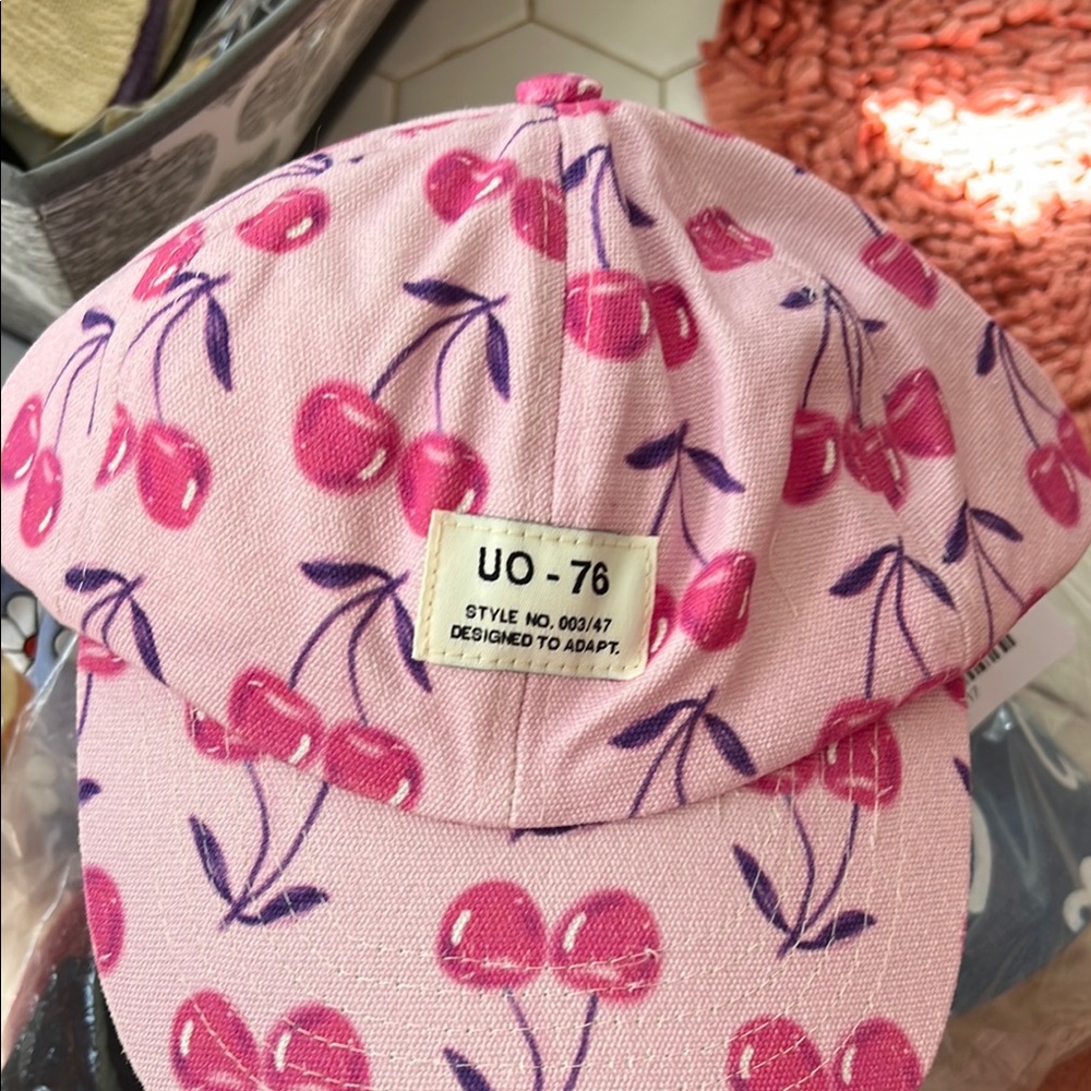 Pink Cherry Cap